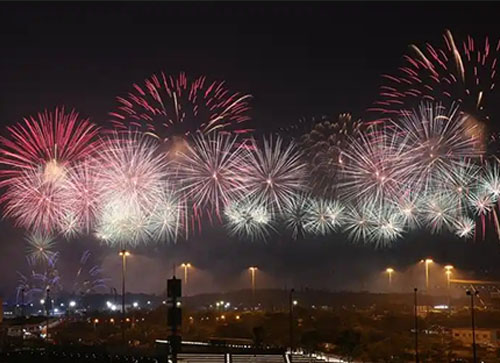 旺苍县焰火晚会