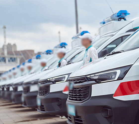 旺苍县服务车队展示